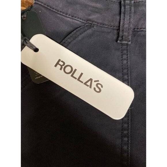 Rolla's Jeans Taper Skirt Washed Black Cotton Midi Size 32 New With Tag - Picture 6 of 7